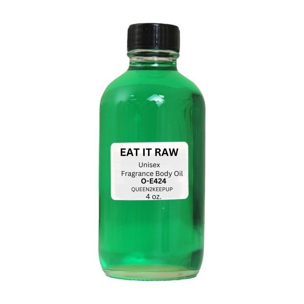 Eat It Raw Unisex Body Oil Fruity Fragrance Scent 4 oz